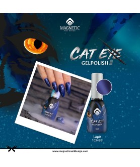 Gelpolish Cat Eye Lapis Magnetic 15ml